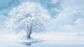 winter background, winter holidays concept, Empty panoramic winter,