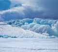 Winter Baikal with Ice-drifts