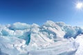 Winter Baikal lake Royalty Free Stock Photo