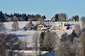Winter in Bayerischer Wald Royalty Free Stock Photo