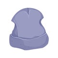 winter beanie color icon vector illustration Royalty Free Stock Photo
