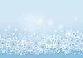 Winter Beautiful Snows Background Royalty Free Stock Photo