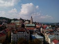 Pshemysl, Poland. Beautyful view from the tower.