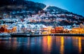 Bergen city in Norway Royalty Free Stock Photo