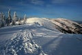 Winter Beskid Slaski mountains