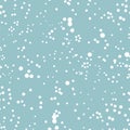 Winter blizzard, seamless background Royalty Free Stock Photo