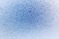 Winter blue background of snowflakes and frost Royalty Free Stock Photo