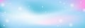 Winter blue background with snowflakes. Vector illustration. Gradient blurred background for design, banner, summer Royalty Free Stock Photo