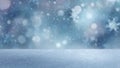 Winter Blue Crystal Veil Royalty Free Stock Photo