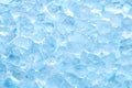 Winter blue ice cube texture abstract or natural cold background