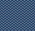 Winter blue knitted pattern, vector