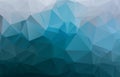 Winter blue triangles low poly grid abstract background. Geometric polygonal pattern Royalty Free Stock Photo