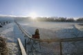 Winter bobsled track on Czech Central mountain, Czech Republic