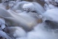 Winter, Boulder Creek Framed by Ice
