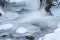 Winter, Boulder Creek Framed by Ice