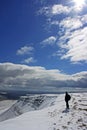 Winter on the Brecon Beacons Royalty Free Stock Photo