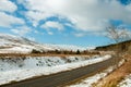 Winter in the Brecon beacons of Wales.