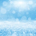 Winter bright background. Royalty Free Stock Photo