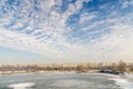 Winter In Bucharest Royalty Free Stock Photo