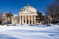 Winter in Bucharest - Concert Hall Royalty Free Stock Photo