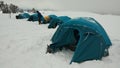 Winter Campsite with Nature