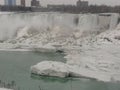 Niagara Falls Ontario Canada in the Winter Royalty Free Stock Photo