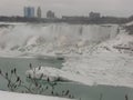 Niagara Falls Ontario Canada in the winter Royalty Free Stock Photo