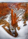 Winter, Canyon de Chelly National Monument, Arizona Royalty Free Stock Photo