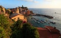 Sunset Vernazza, Cinque Terre Royalty Free Stock Photo