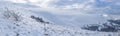 Winter in the Carpathian mountains, Pylypets. Royalty Free Stock Photo