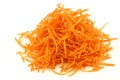 Winter carrot cut in julienne