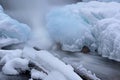 Winter Cascade and Ice Royalty Free Stock Photo