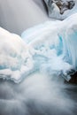 Winter Cascade and Ice Royalty Free Stock Photo