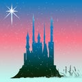 Winter Castle Royalty Free Stock Photo
