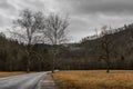 Winter in Cataloochee Valley, Great Smoky Mountains National Par Royalty Free Stock Photo