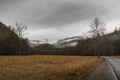 Winter in Cataloochee Valley, Great Smoky Mountains National Par Royalty Free Stock Photo