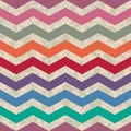 Winter Chevron on Spring Camo Background Pattern