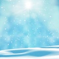 Winter Christmas background Royalty Free Stock Photo