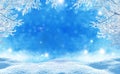 Winter christmas background