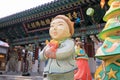 Winter Christmas lanterns at Jogyesa Temple in Seoul, South Korea