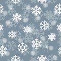 Winter christmas new year seamless pattern. Royalty Free Stock Photo