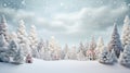 Winter Christmas scenic background