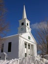 Winter Church Royalty Free Stock Photo