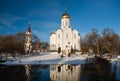Winter Church. Belarus Royalty Free Stock Photo