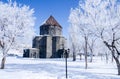 Winter Church(4 Season Kars) Royalty Free Stock Photo