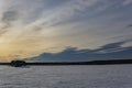 Winter city pond. winter in the Urals Royalty Free Stock Photo