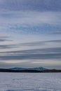 Winter city pond. winter in the Urals Royalty Free Stock Photo