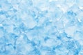 Winter blue ice cube texture or natural cold background Royalty Free Stock Photo
