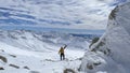 Winter climbing success in challenging mountains and amazing views