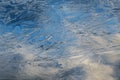 Abstract Winter Ice Pattern Lake Doster Royalty Free Stock Photo